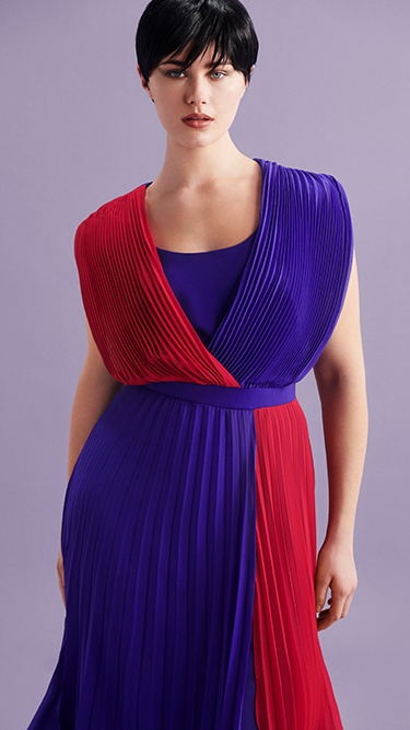 Persona by Marina Rinaldi Abito Elegante in georgette